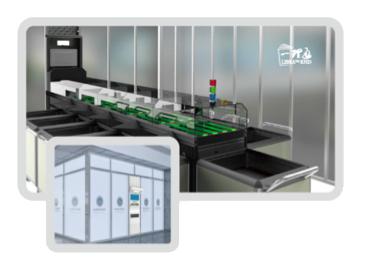 book retuen and sorting unit